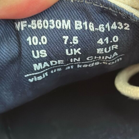 Keds Cream and Red Braves Baseball Stitch Sneakers size 10 - Picture 9 of 12